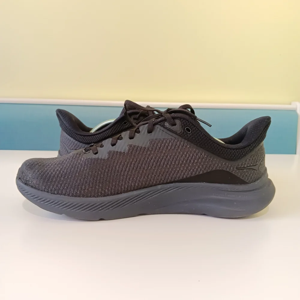 Hoka One One Solimar Shoes Mens 12.5 D Triple Black 1123074 BBLC Walk Running - Picture 7 of 11